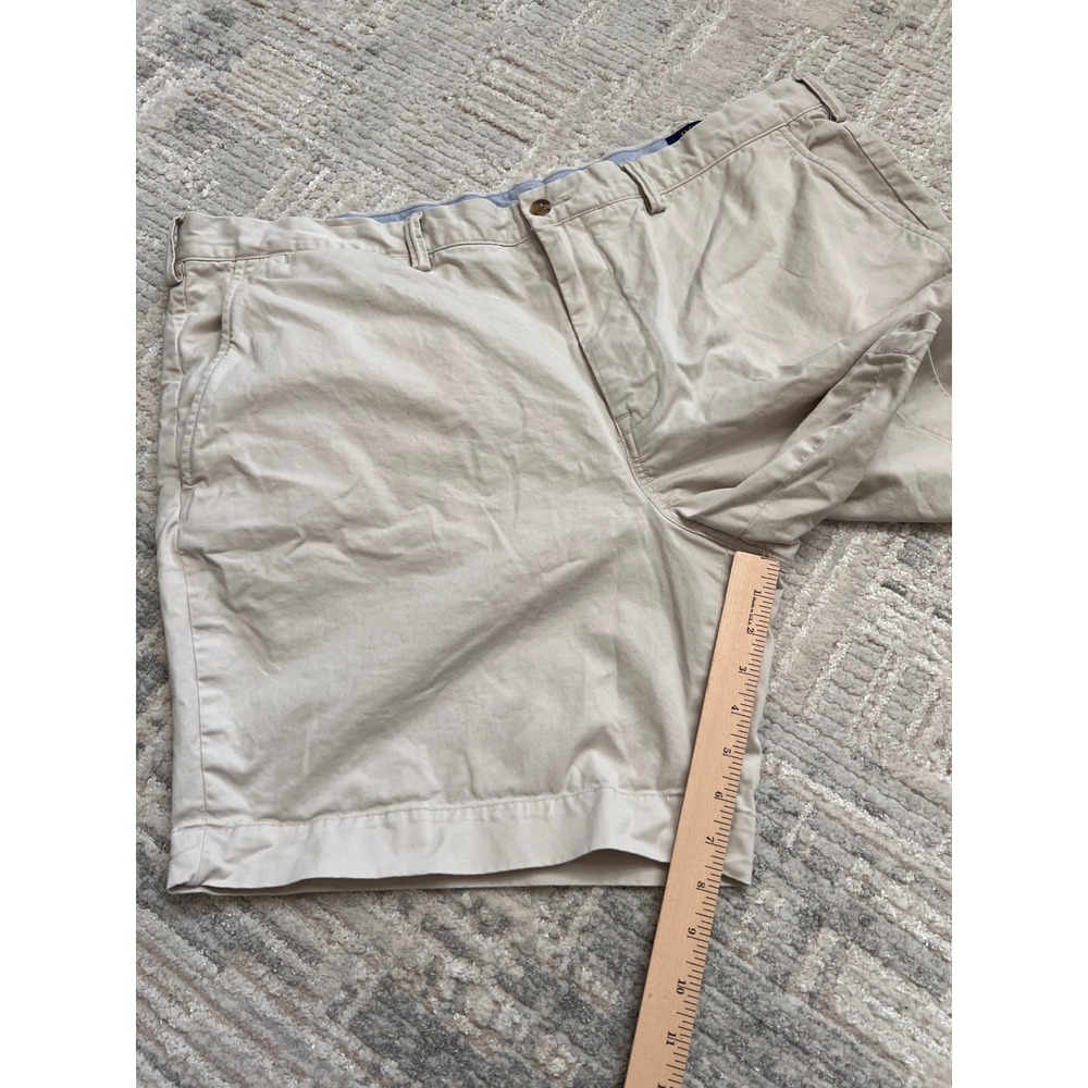 Polo Ralph Lauren Mens Chino Shorts 42 Stretch Straight Fit Beige Casual - Picture 4 of 16